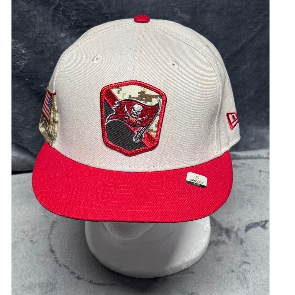 Tampa Bay Buccaneers 2023 Salute to Service NFL Fitted Hat 7 5/8 Camo New Era
